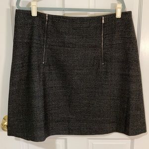 Ann Taylor size 18 A-line skirt, with two front zippers, fully lined